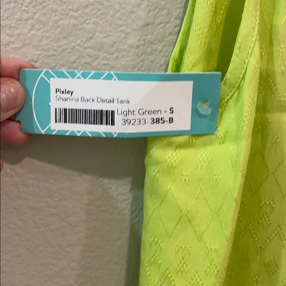 Picket Tank Lime Green NWT SIZE Small - Picture 5 of 6
